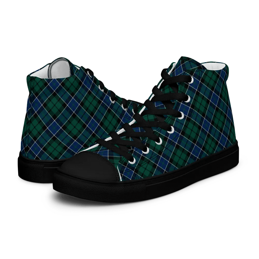 Graham Tartan Men's High Top Shoes product image (8)