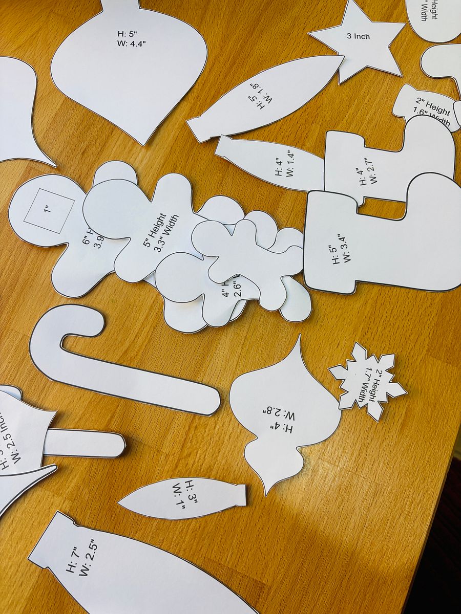 Christmas Decoration Template Set product image (7)