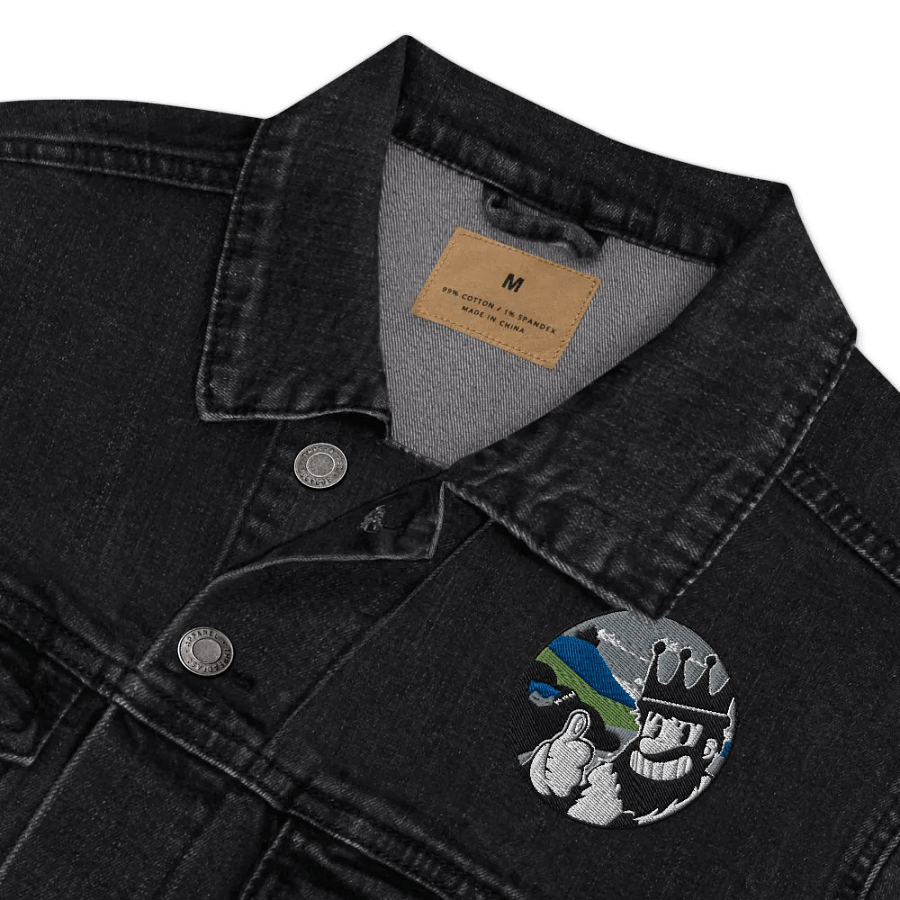 Royal Embroidered Denim Jacket product image (17)