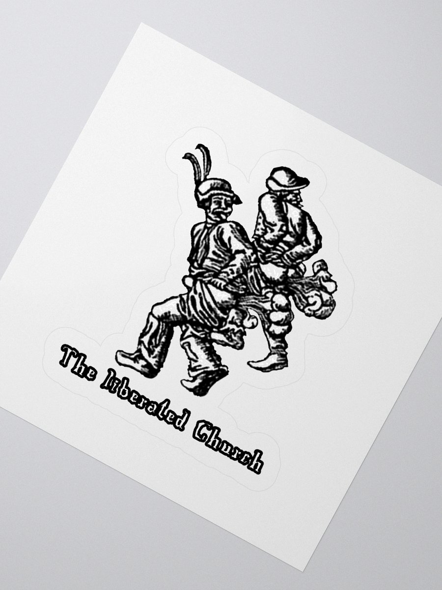 Farting Peasants (Liberated Church) sticker product image (4)