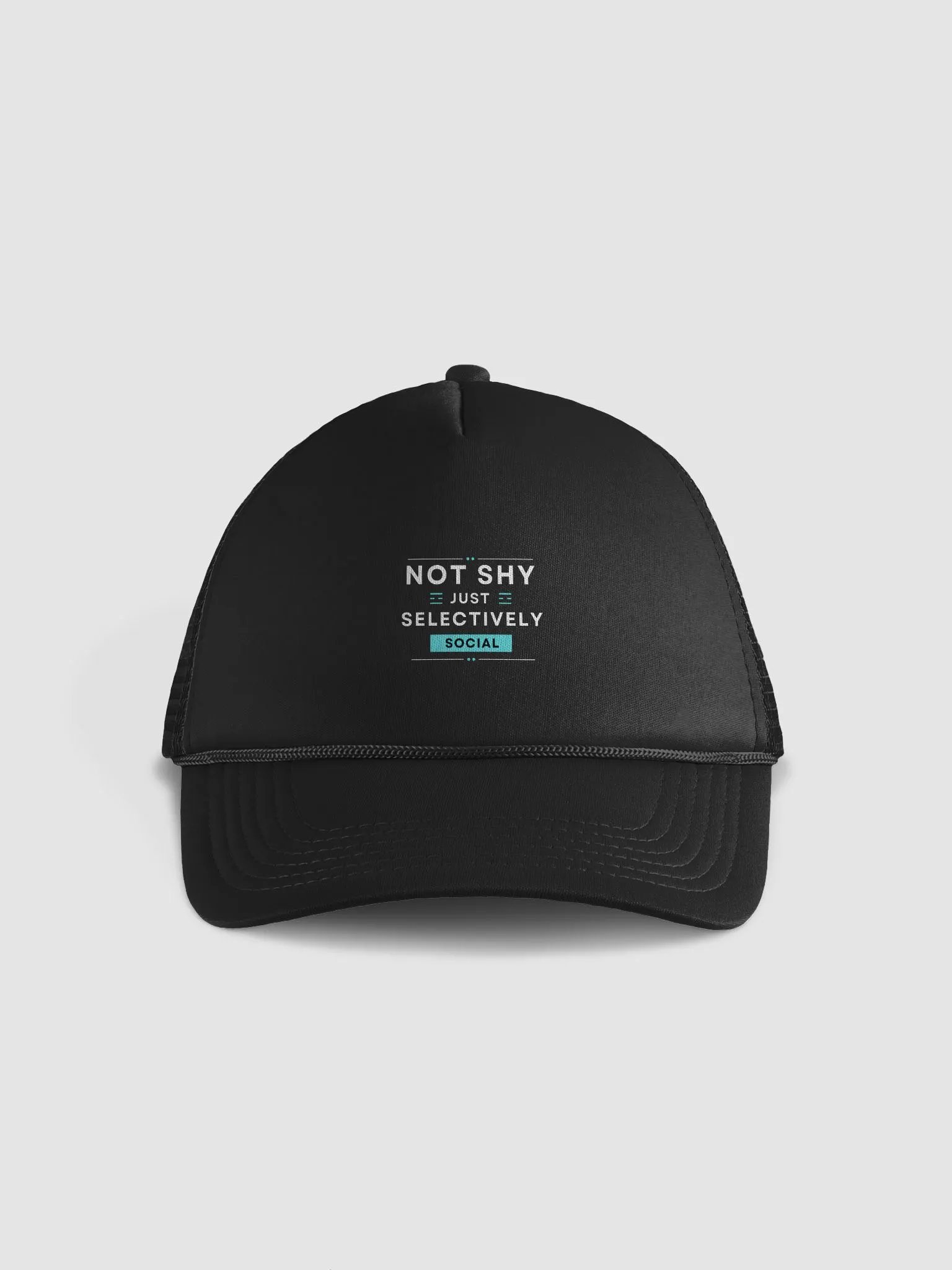 SOCIAL Observing Foam Trucker Hat product image (3)