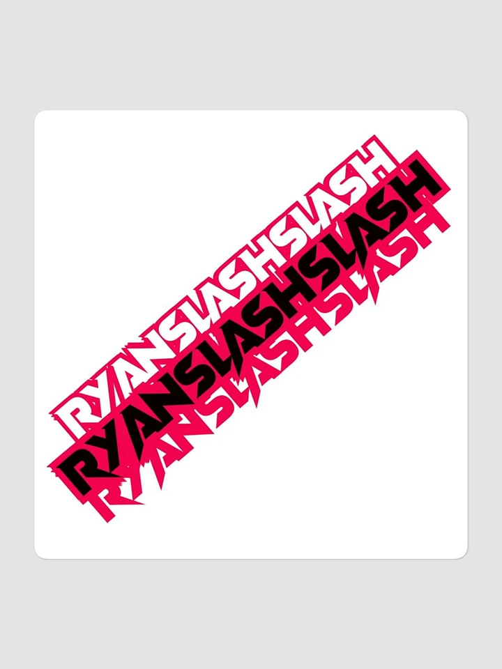 RyanRexWrex Red and White Sticker product image (1)