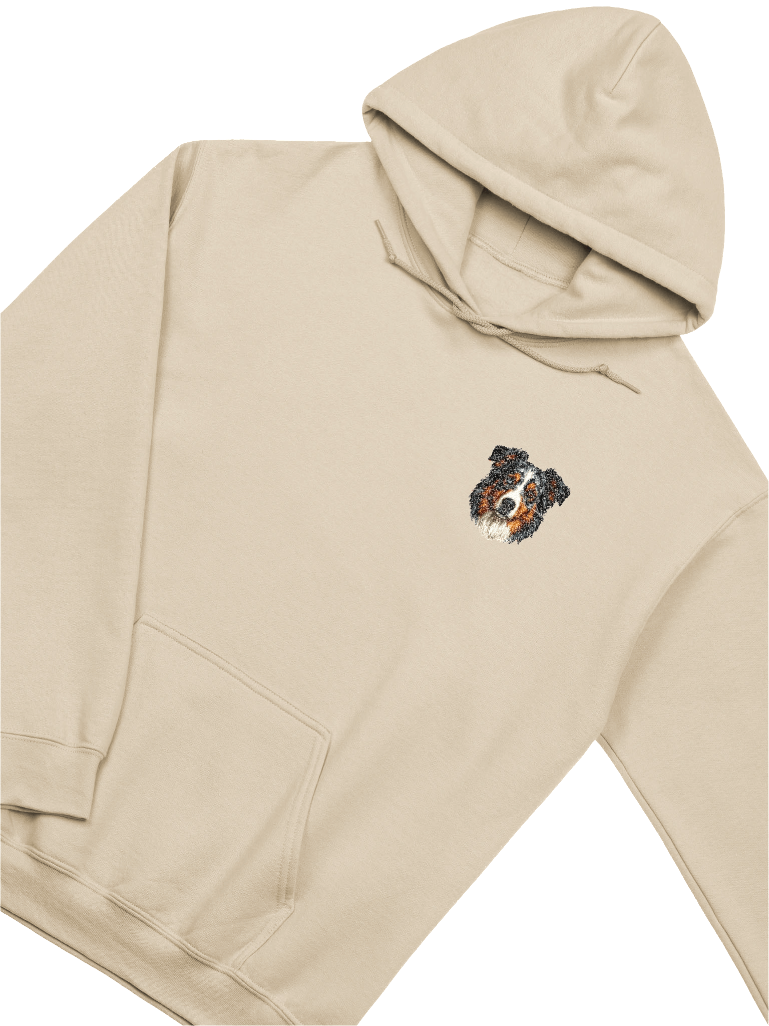 Australian Shepherd Face - Dog Mom, Dad Embroidery Hoodie product image (2)