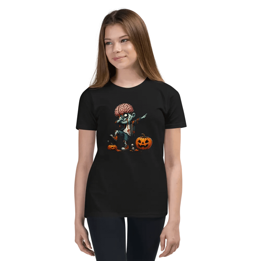 Halloween-Zombie-Boy-Dab-Dance T-Shirt | Fun & Trendy Halloween Tee for Kids product image (2)