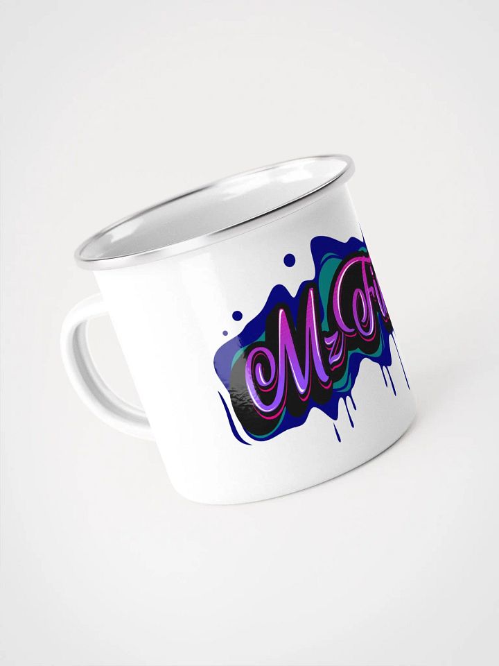 Neon MzFiness Glow Enamel Mug product image (1)