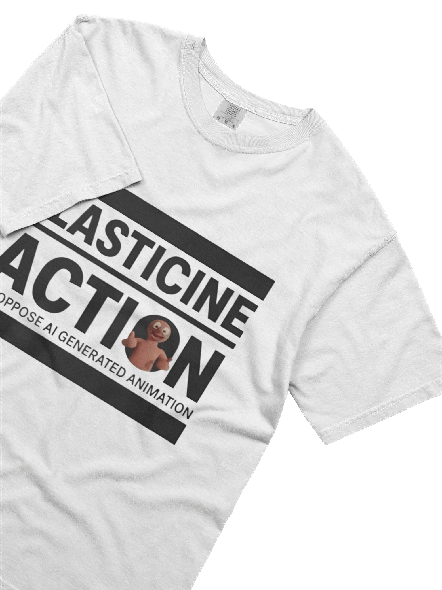 Plasticine Action We Oppose Ai Generated Animation Shirt product image (3)