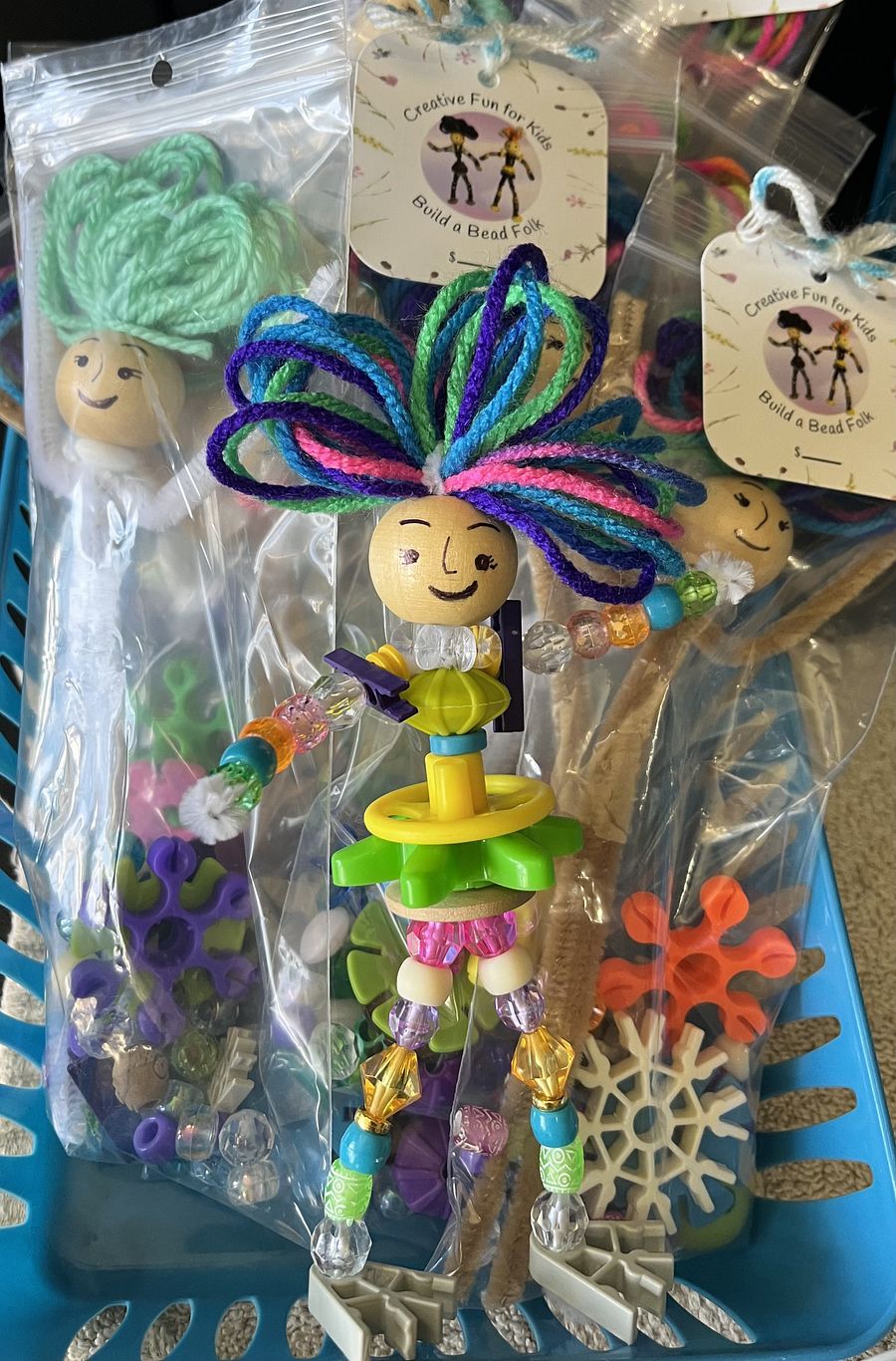 Steampunk Build A Bead Folk ~Girl Kit product image (4)