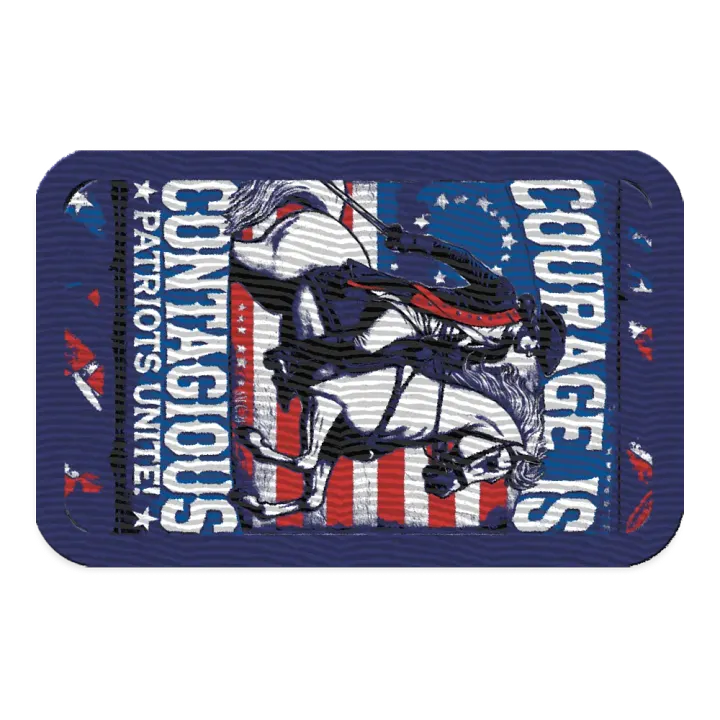 Courageous Patriots Embroidered Patch product image (1)