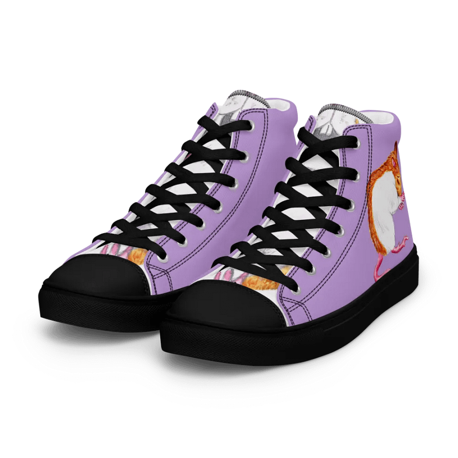 Laughing rat High top canvas shoes (womens) product image (4)