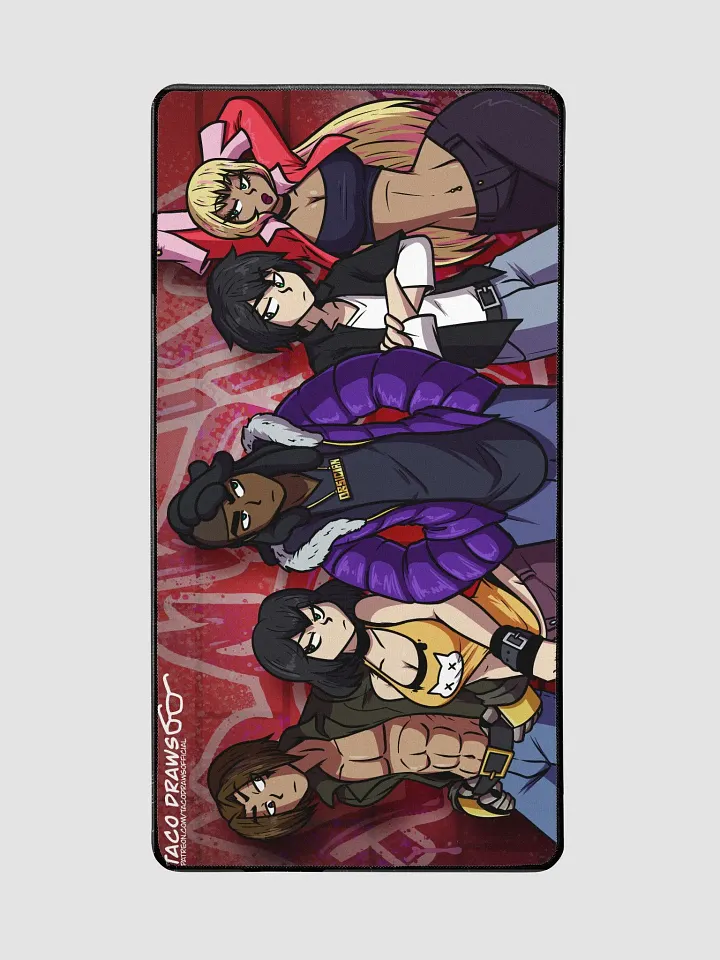 Obsidian Blaze Fashion Desk Mat product image (2)