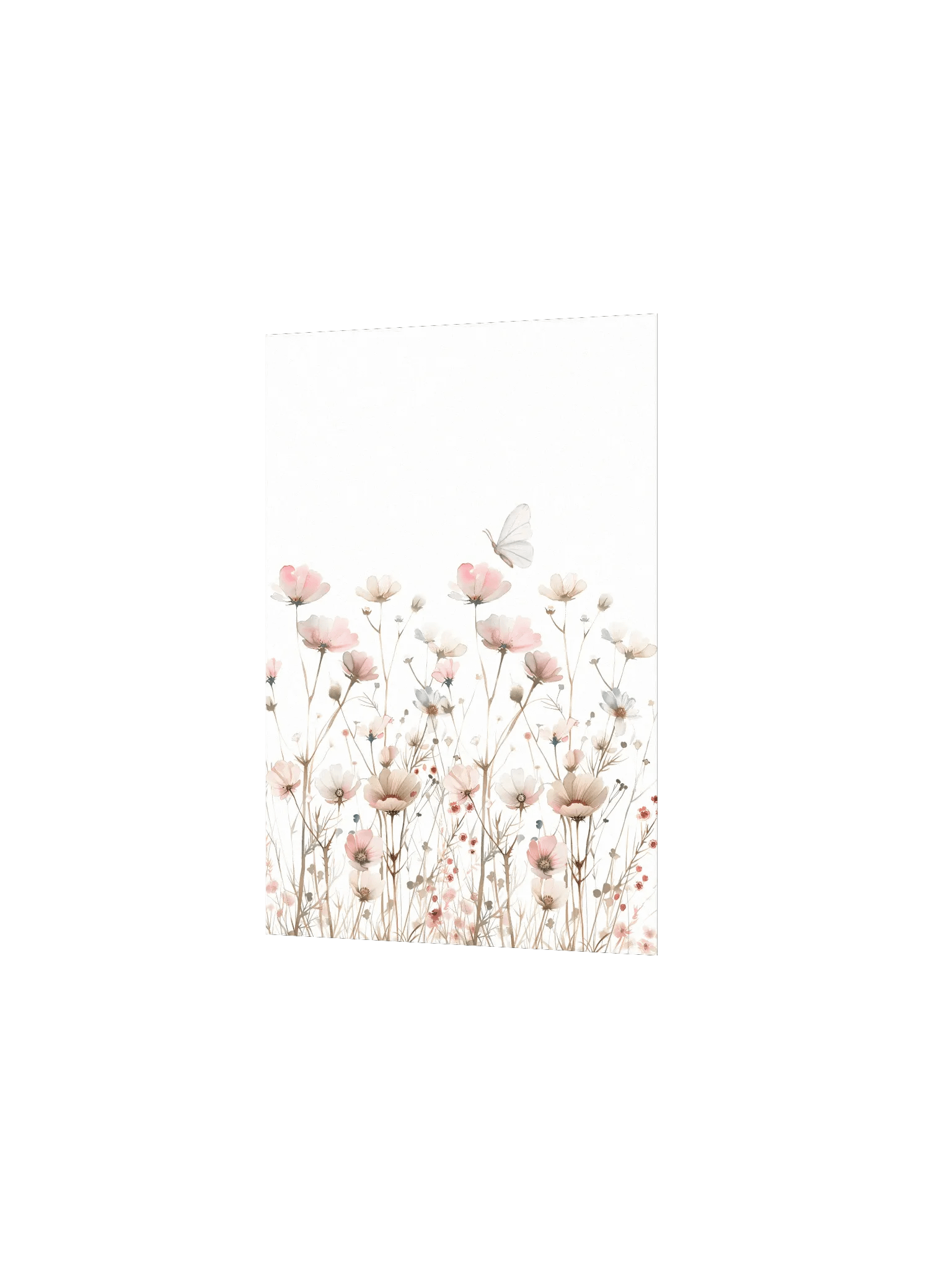 Watercolor Pink Wildflower Meadow product image (3)