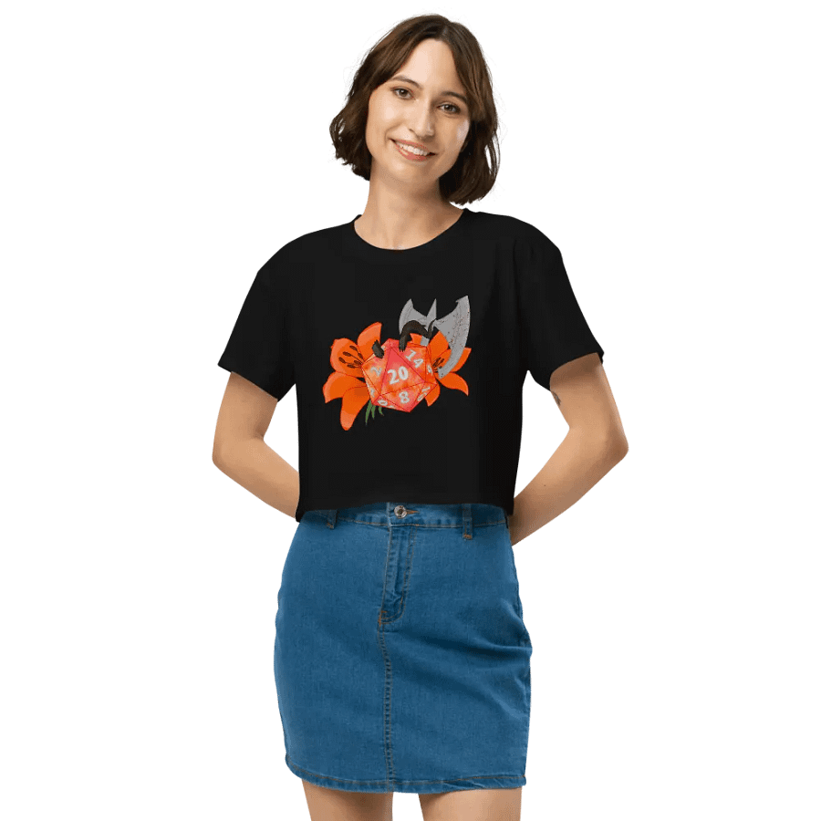 Karlach Inspired DND Die Crop Top product image (3)