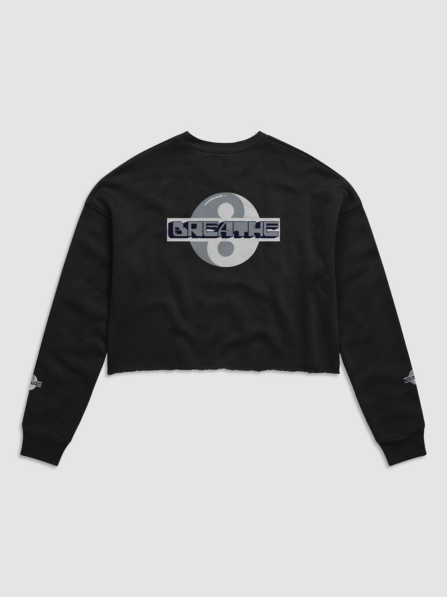 Breathe Women's Fleece Crop Sweatshirt | Cozy & Mindful Style product image (3)