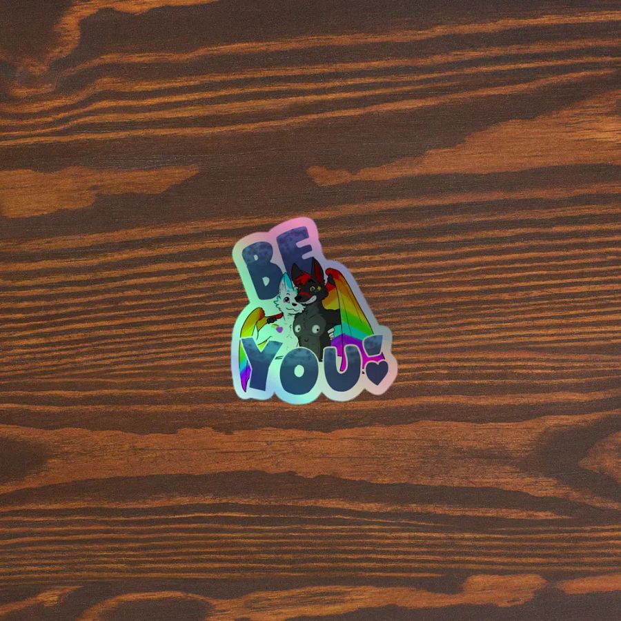 Be You! Pride Holographic Sticker product image (5)