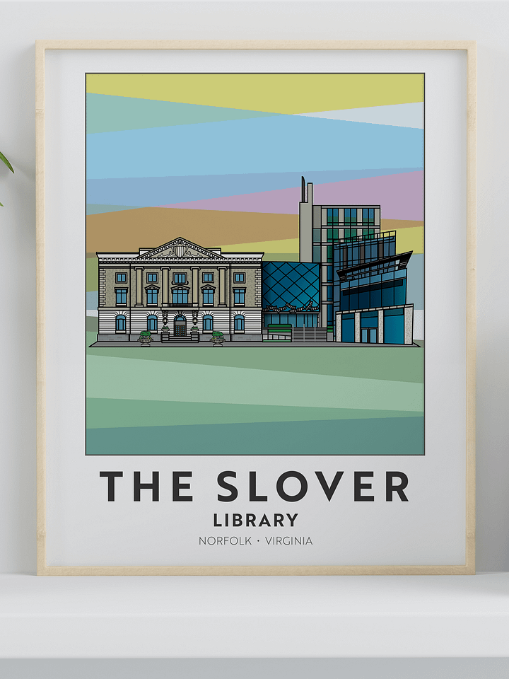 Slover Library Art Print product image (1)