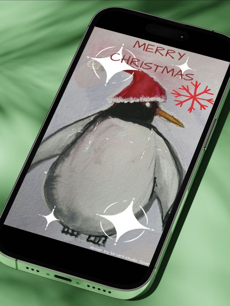 "Festive Penguin Joy" product image (5)