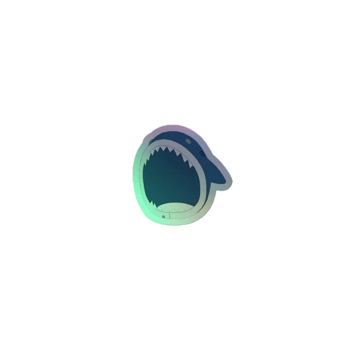 Illuminated Shark Sticker product image (1)