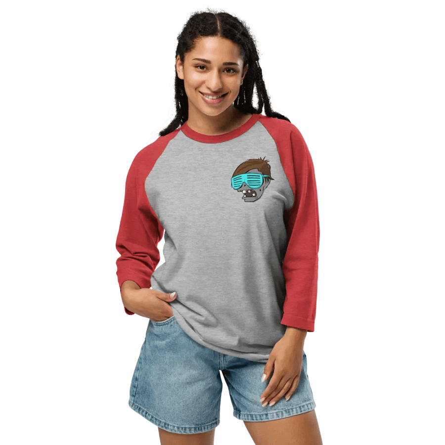 VastLaber Baseball T-Shirt (Red) product image (8)