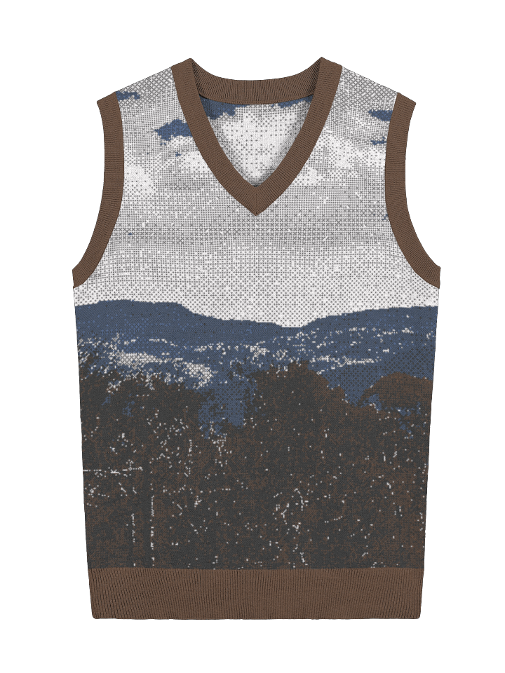 Mountain Visions Knitted Vest product image (3)