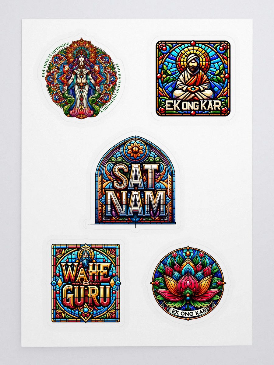Devotional Mantra Kiss Cut Sticker Sheet product image (3)