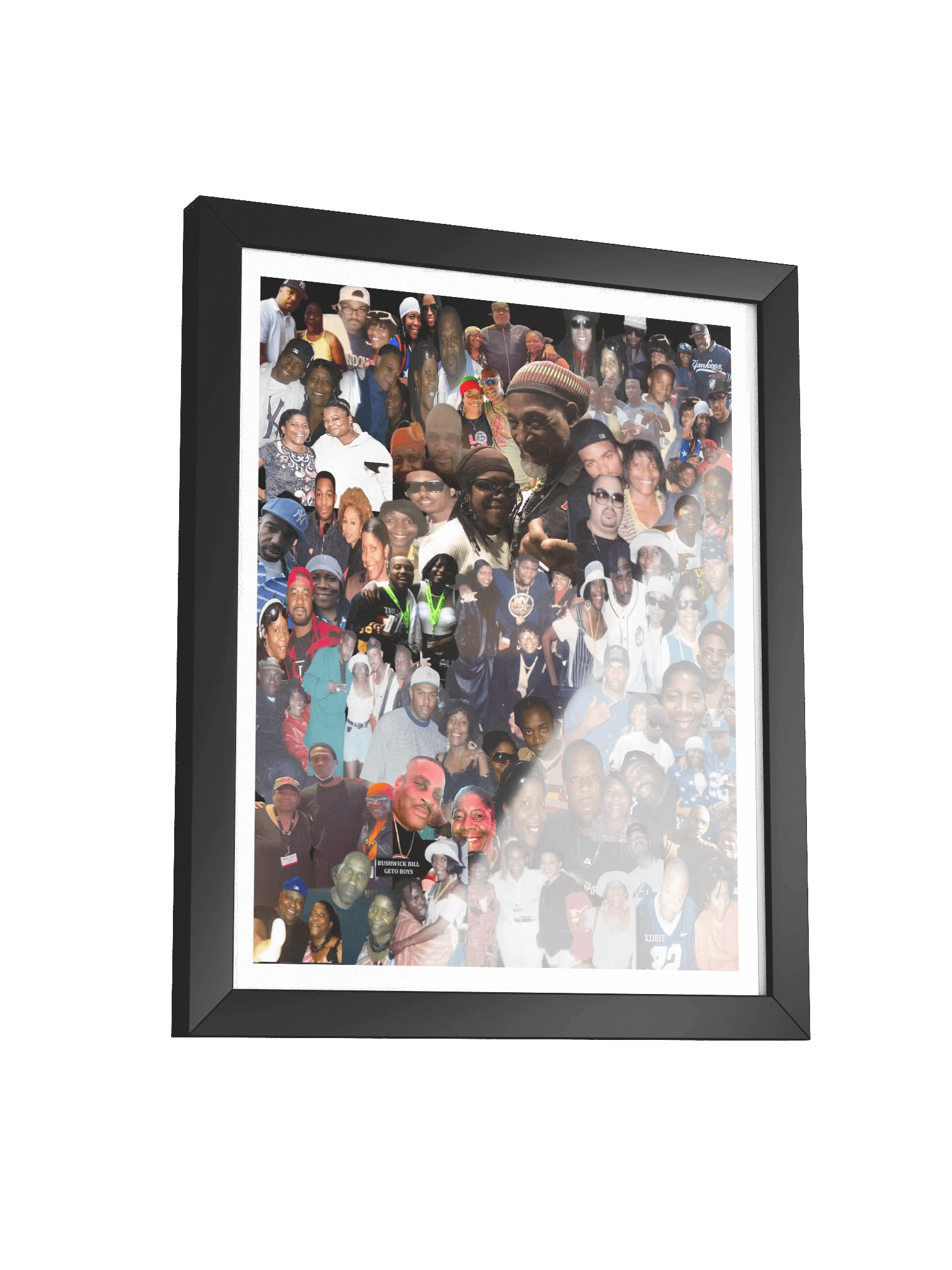Hip Hop Icons Wood Framed Matte Poster product image (3)