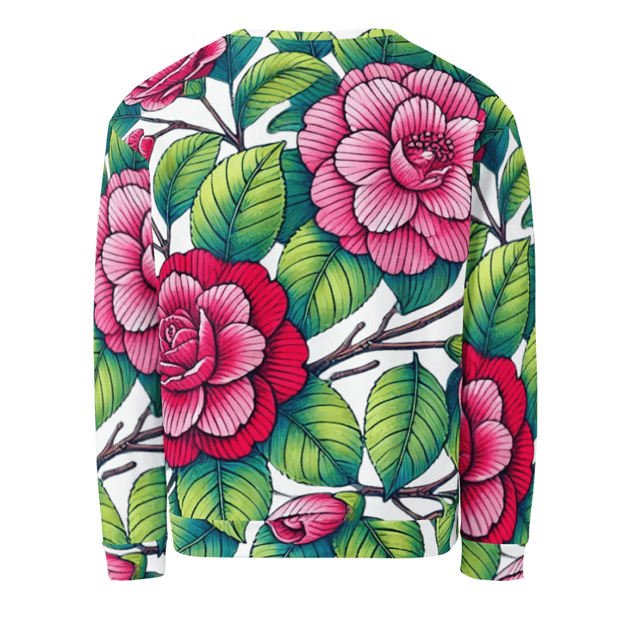 Rose Garden Dreams Unisex Sweatshirt | Ai Design product image (2)