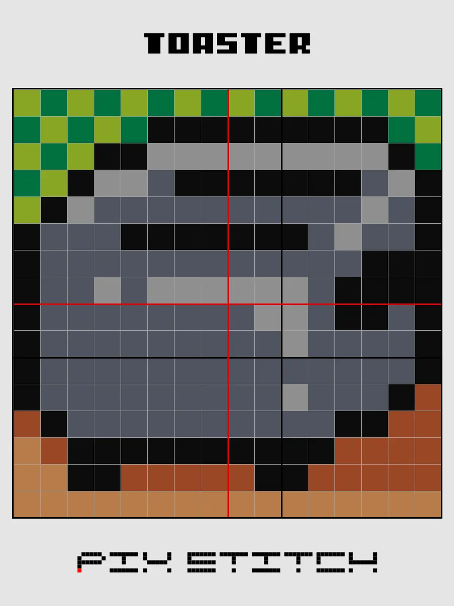 Toaster Pixel Art product image (2)