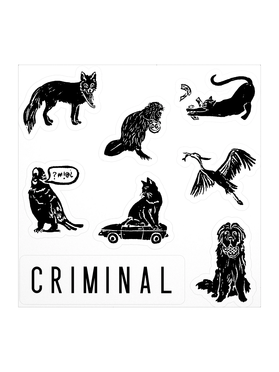 Animals Really Going For It Stickers product image (1)