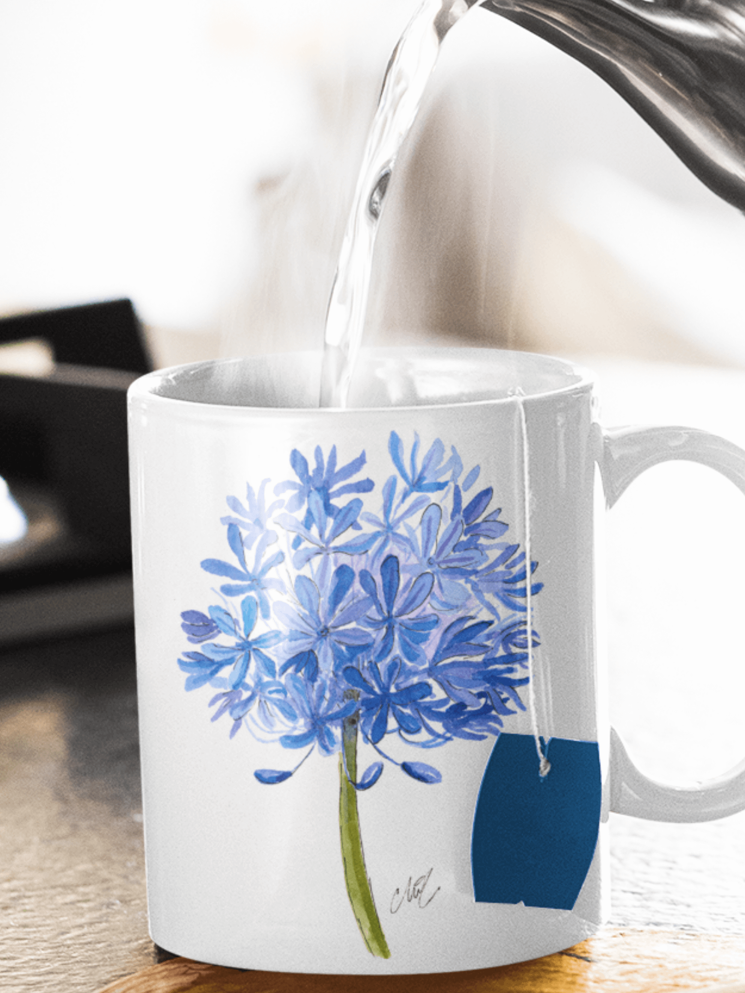 Blue Agapanthus Mug product image (22)