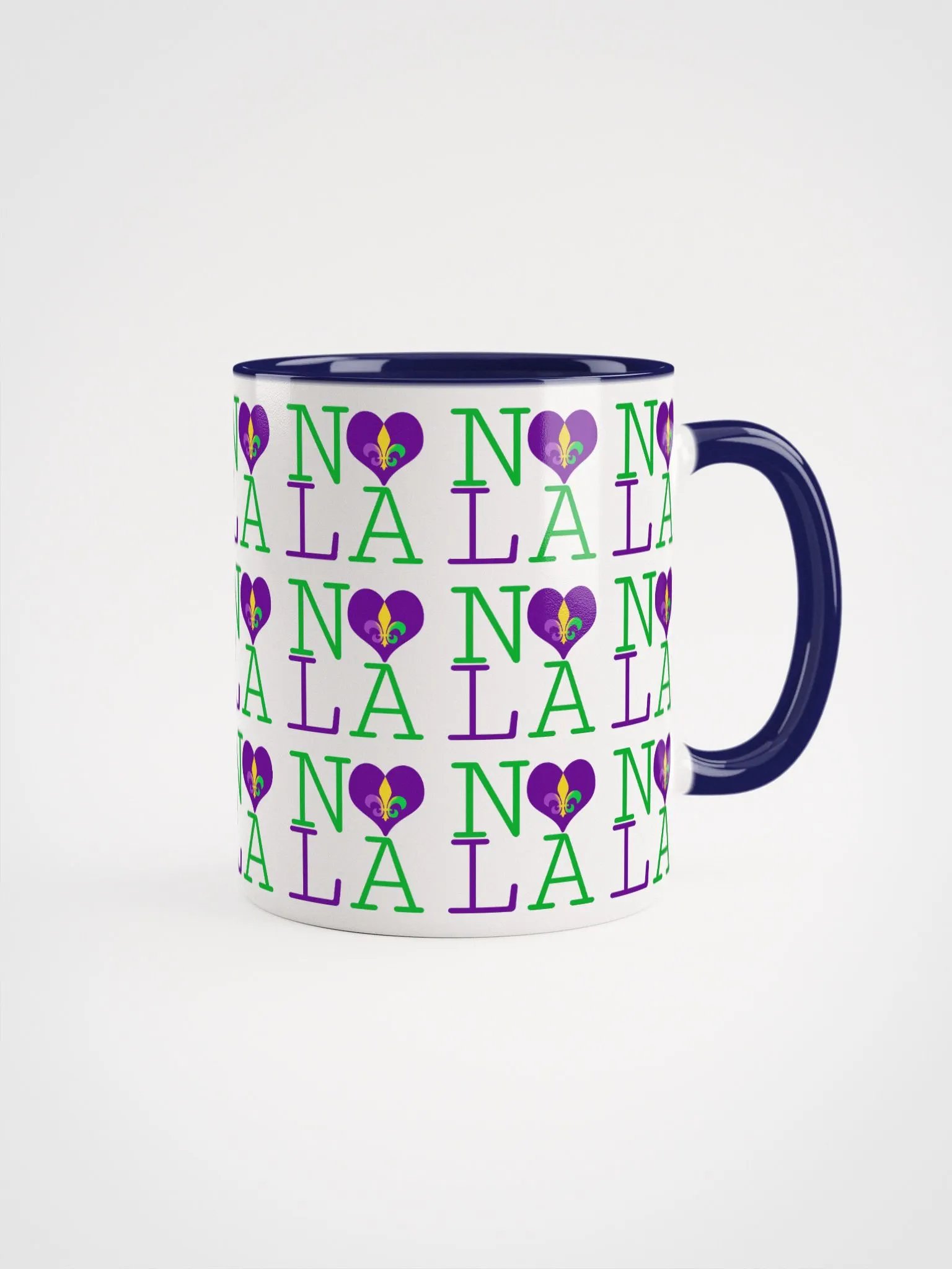 I LOVE NOLA **LEGACY COLOR MUG** (MARDI GRAS FULL INFINITY) product image (10)