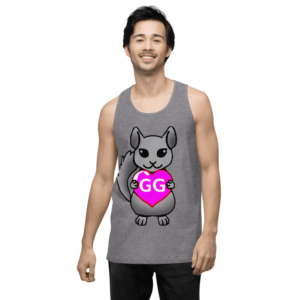GG Chinchilla Heart Tank Top by GGMentor product image (2)