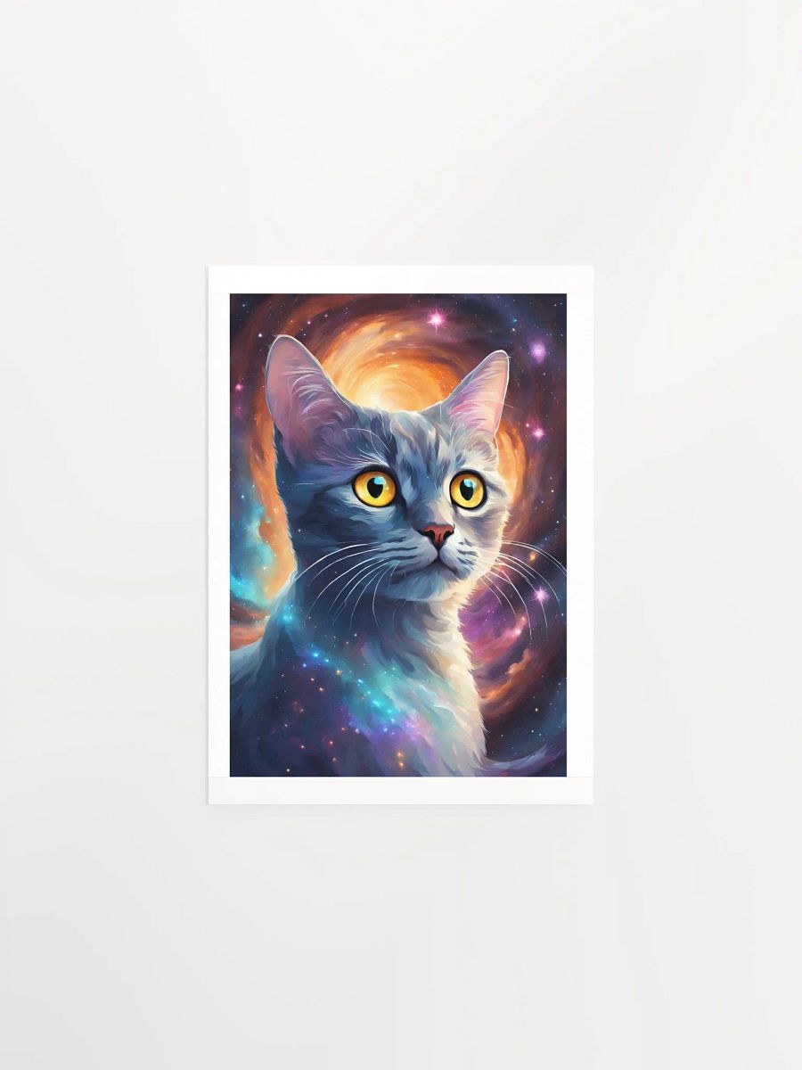 Cosmic Kitten Cat Poster product image (1)
