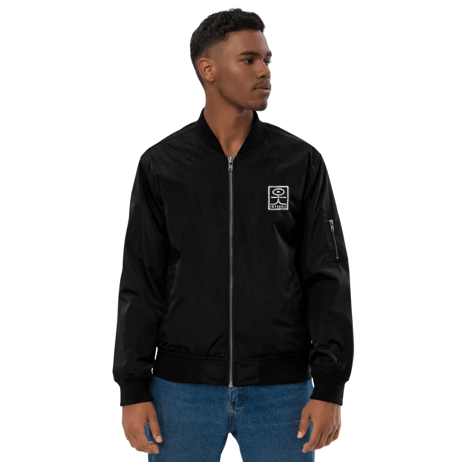 Recycled bomber A (black) product image (2)