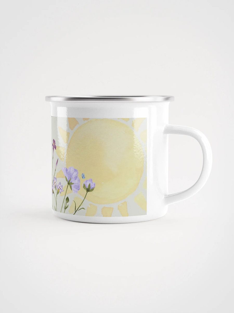 'in the sun i grow' Enamel Mug product image (1)