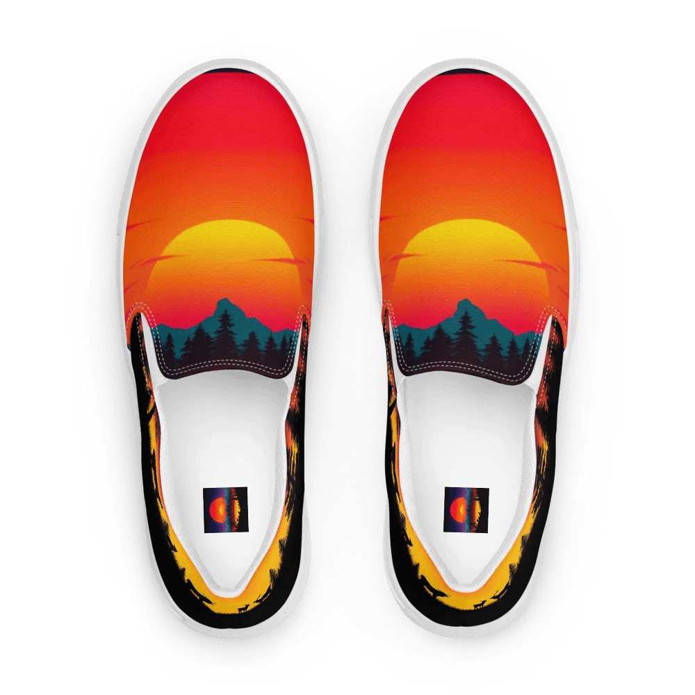 Sunset Mountain Dreams Women's Slip-On Shoes product image (2)