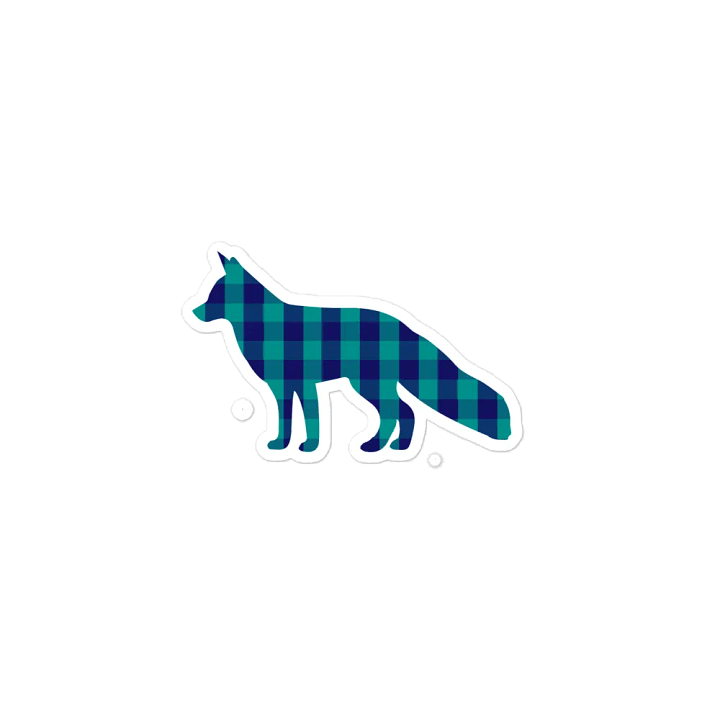 Blue Plaid Fox product image (2)
