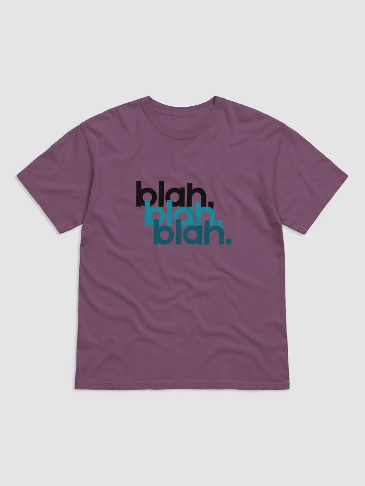 Blah blah blah Heavyweight T-shirt product image (2)