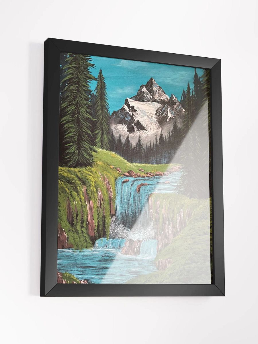 Framed Valley Waterfall Print product image (3)