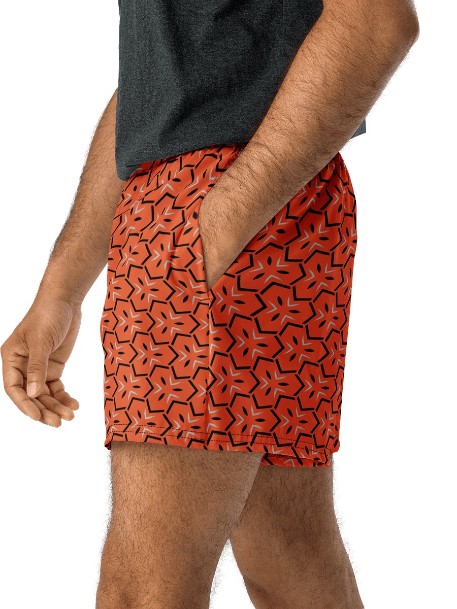 Onyx & Ember Geometric All Over Print Unisex Athletic Short Shorts product image (7)