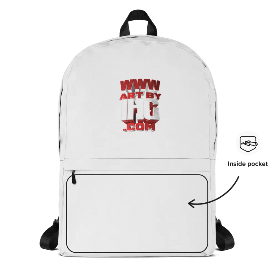 ArtByIHG.com Lion Eyes Digital Drawing Bookbag product image (2)