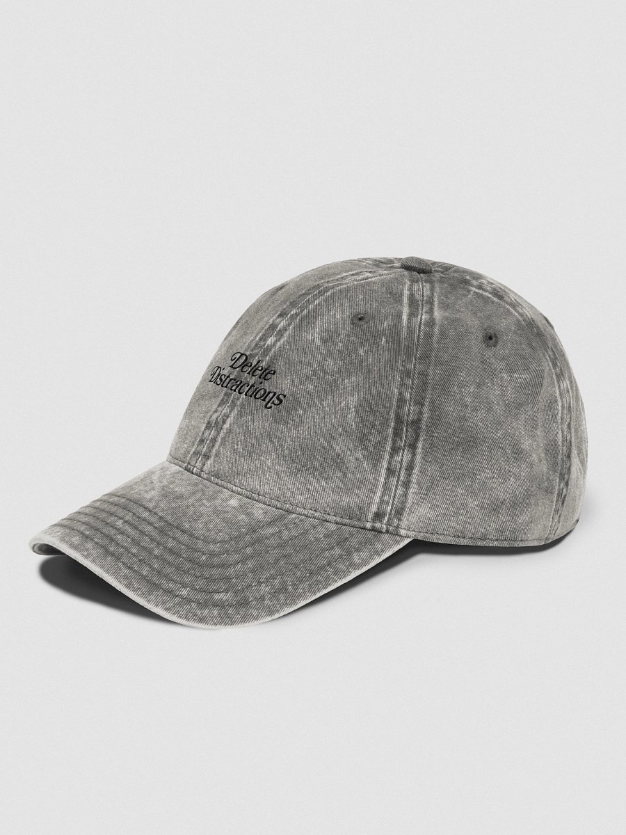 Delete Distractions Cap – Minimal Focus Edition product image (3)