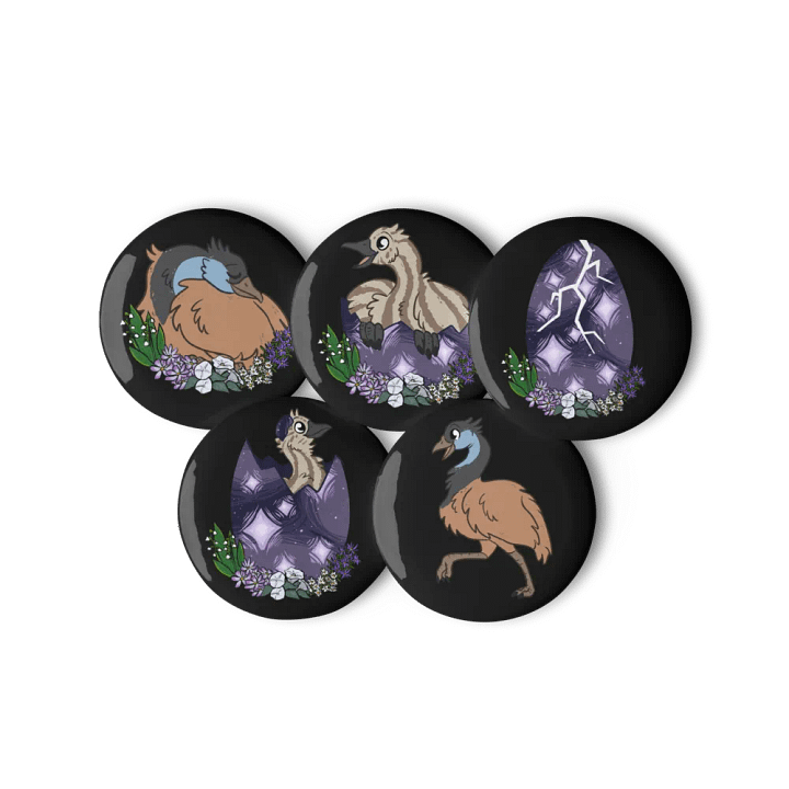 RAWR Aether Pins - Small Black product image (1)