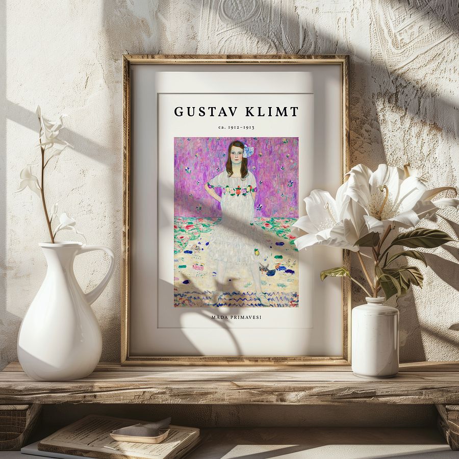 Mada Primavesi by Gustav Klimt Vintage Art Nouveau Poster product image (22)