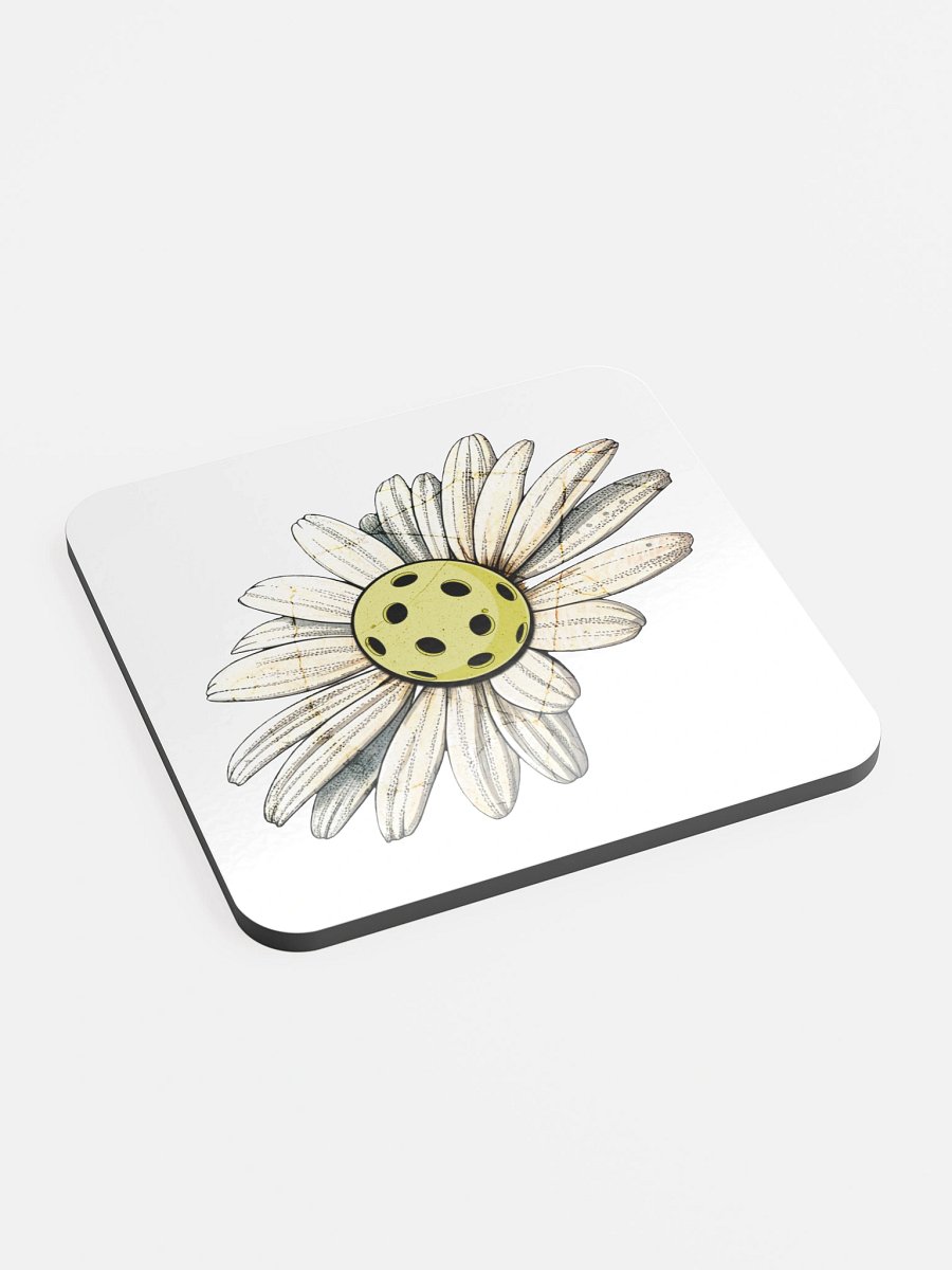 Flower Daisy Pickleball Dreams Glossed Coaster product image (3)