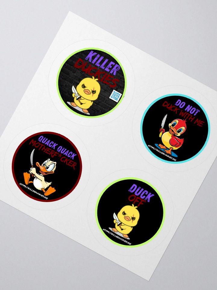 Killer Duckies Sticker Sheet product image (5)