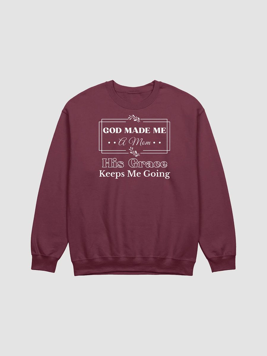 God Made Me A Mom, Gildan Sweatshirt. product image (7)