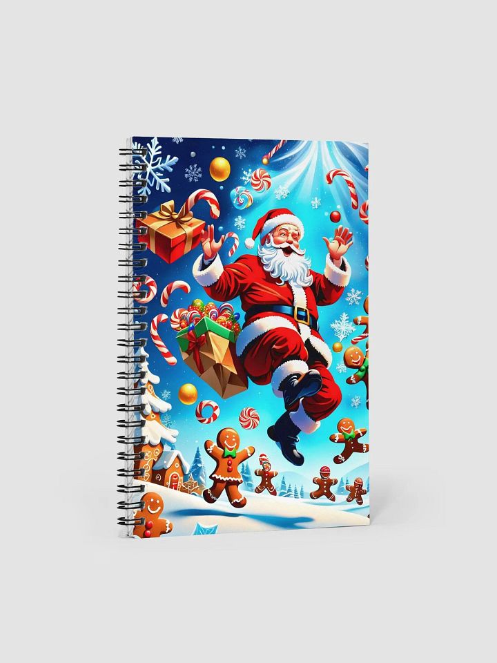 Festive Santa Spiral Notebook product image (1)