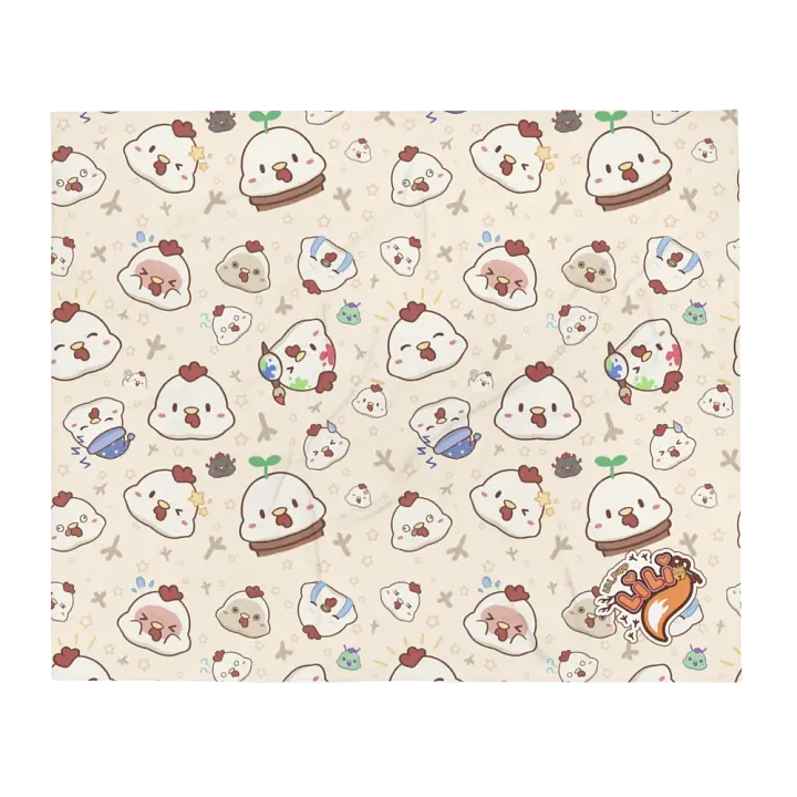 Chicken Print Blanket product image (1)