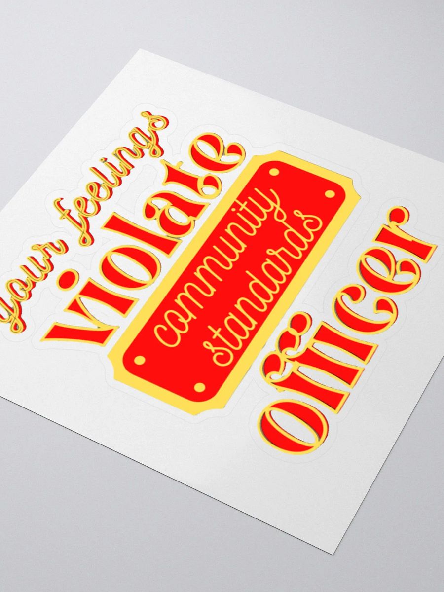 YOUR FEELINGS VIOLATE COMMUNITY STANDARDS OFFICER product image (7)