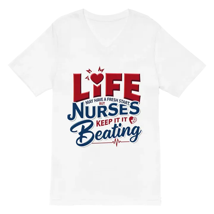 Heartfelt Nurse V-Neck Tee product image (2)